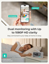 Load image into Gallery viewer, Advanced 1080P WiFi Baby Monitor with Motion Alerts &amp; Triple Security Features