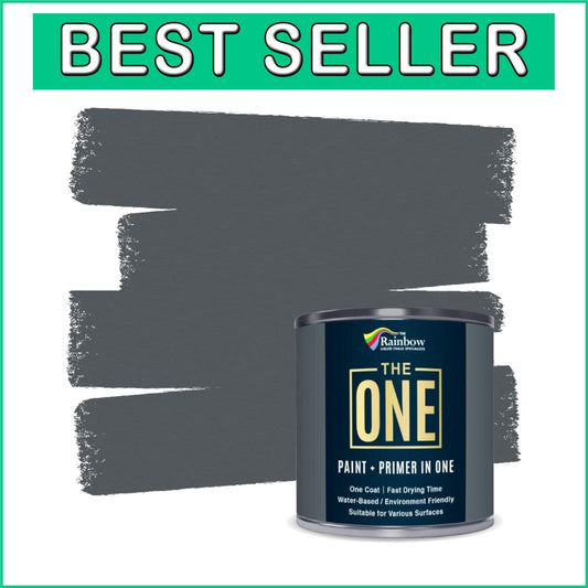All-In-One Durable Paint & Primer in Gloss Dark Grey 2.5L - Effortless Finish