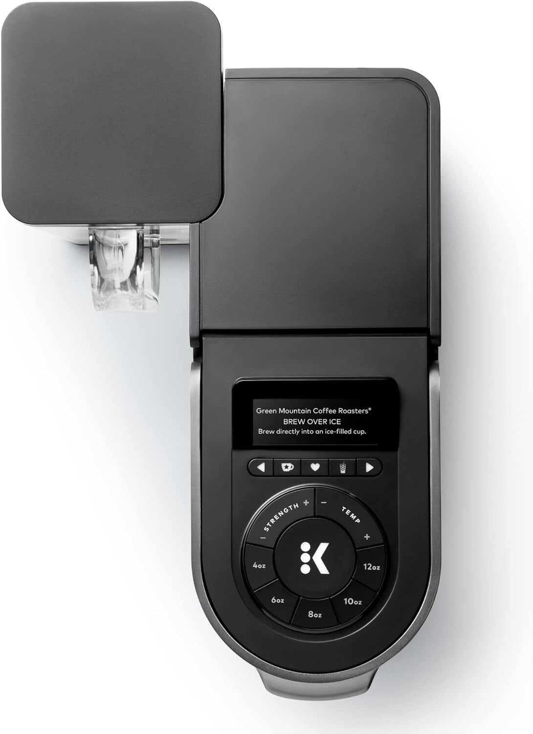 Modern Black K-Cup Pod Brewer with MultiStream Technology for Ultimate Flavor