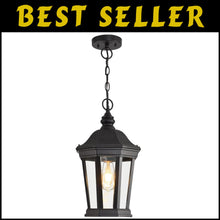 Load image into Gallery viewer, Classic 17.9" Height Adjustable Lantern - Weatherproof Hanging Light Fixture
