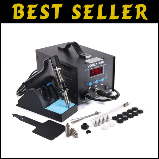 80W Professional Desoldering Station with Auto Shutoff & Variable Temp Control