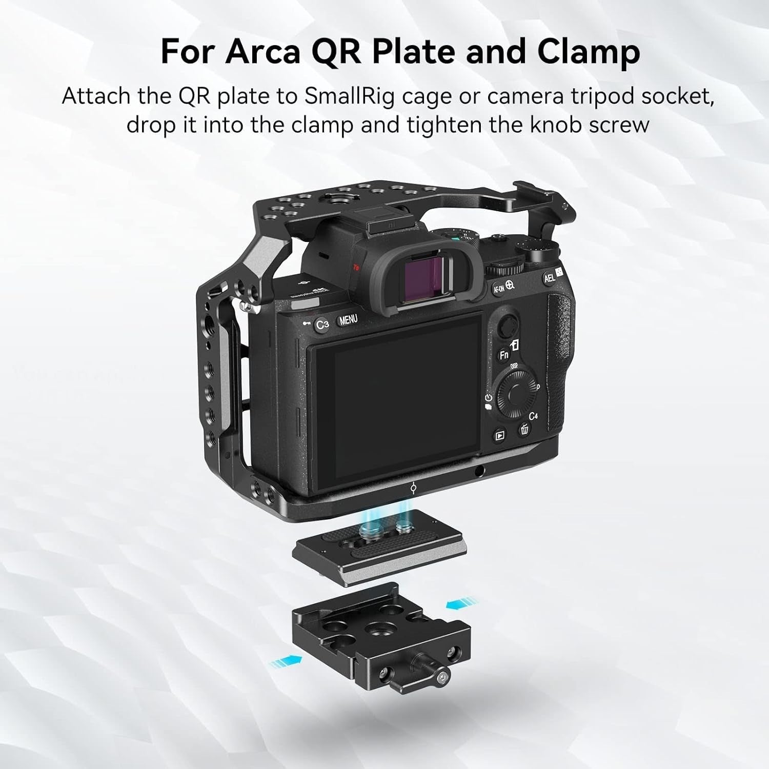 Durable Quick Release Clamp & Plate for Quick Camera Setups - 72g Weight Limit