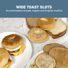 Load image into Gallery viewer, 2-Slice Toaster and Egg Cooker Duo with Removable Meat Tray - Modern Design
