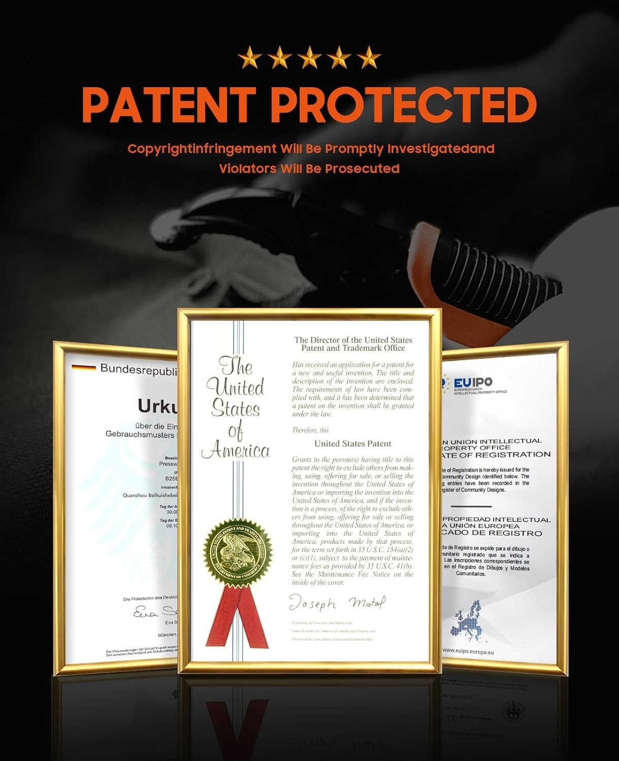 Effortless Snap Installation Tool with 100 Durable Canvas Snaps - Orange Kit