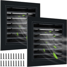 Load image into Gallery viewer, Versatile 12" x 12" Gable Vents with Aluminum Alloy Build - Ideal for Attics