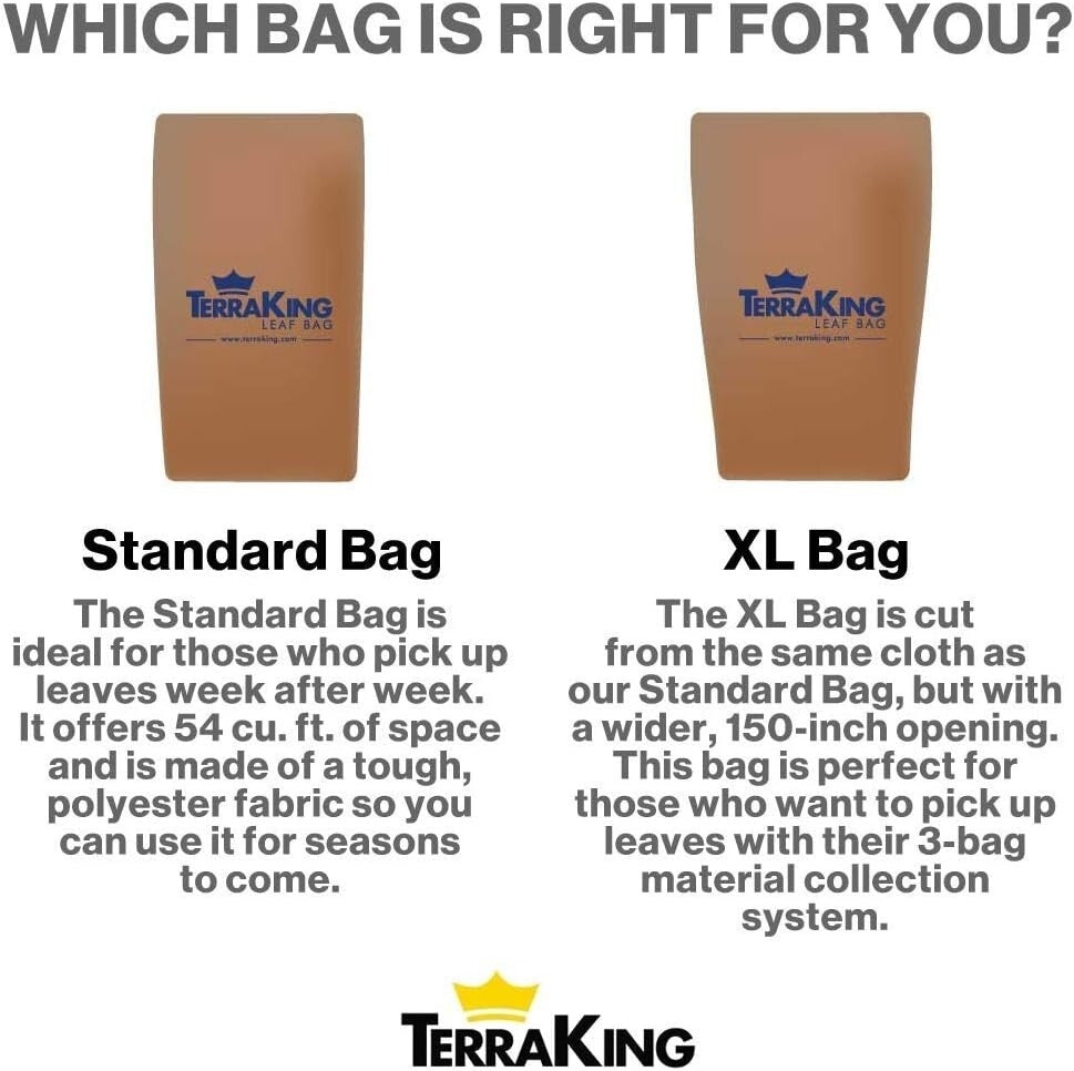 Durable XL Leaf Bag for Ride-On Lawnmowers - Quick Install & 54 Cu Ft Capacity