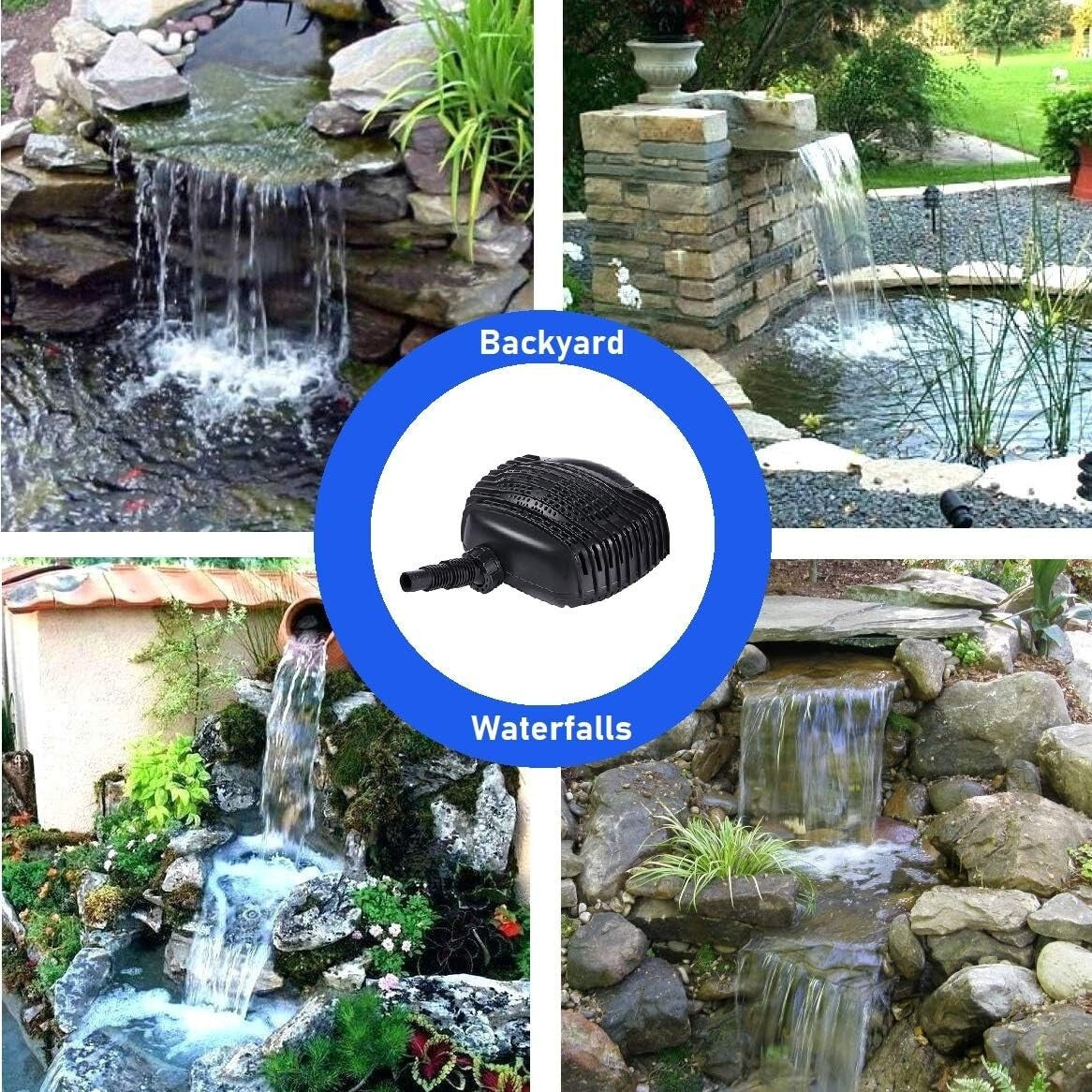 Energy-Efficient DC Brushless Water Pump - Ideal for Koi Ponds & Waterfalls