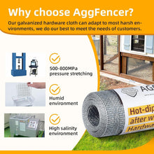 Load image into Gallery viewer, 24in x 25ft Galvanized Hardware Cloth - Premium Fencing for Poultry &amp; Gardens