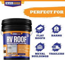 Load image into Gallery viewer, Flexible RV Roof Sealant - 4.75 Gallons of Liquid Rubber for Ultimate Protection