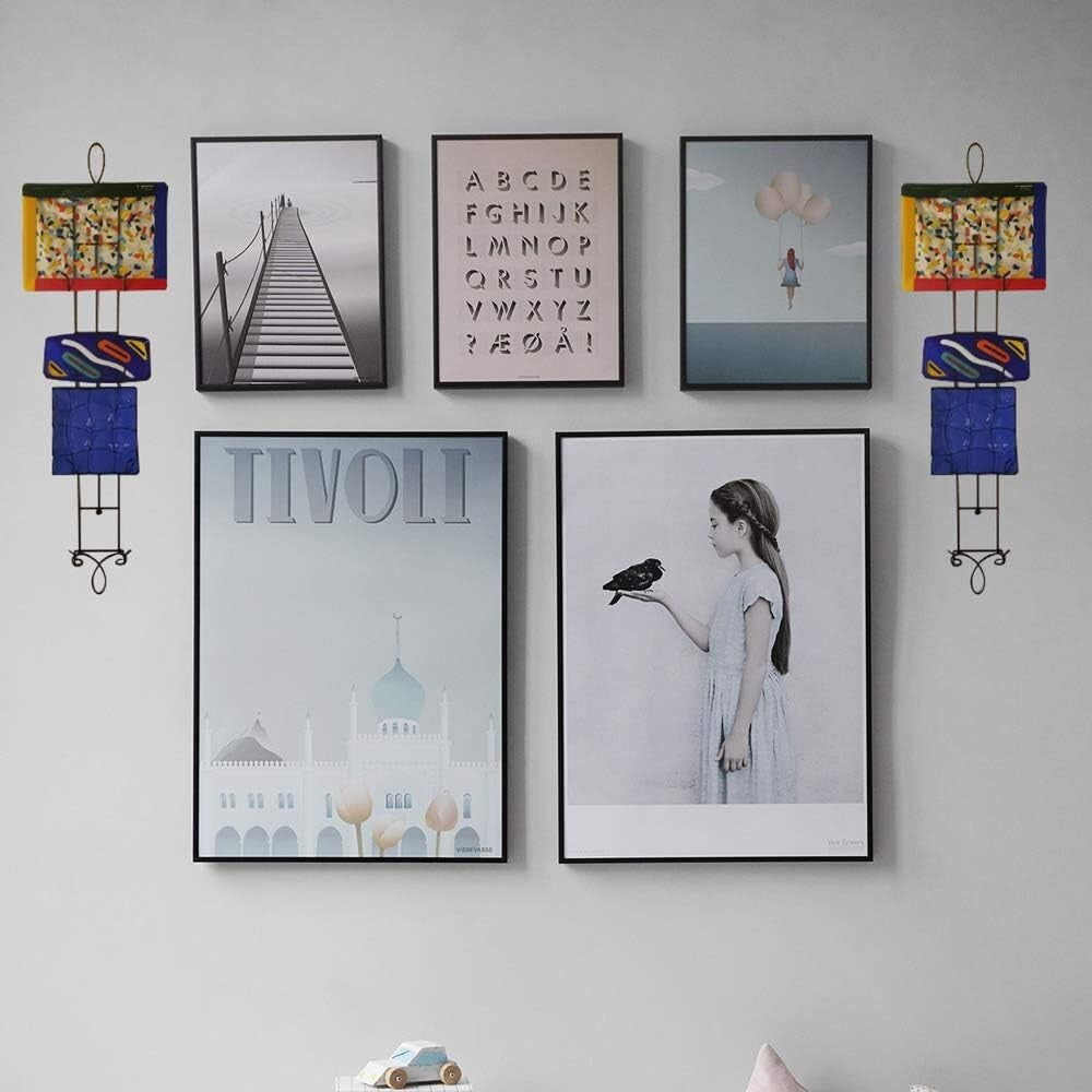 Functional Wall Plate Display Rack - 2pc Set, 42-Inch, Taiwan Craftsmanship