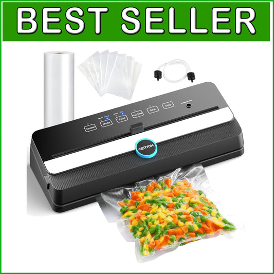 Automatic Vacuum Sealer with Built-in Cutter - Preserve Food Freshness Easily