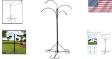 Load image into Gallery viewer, Versatile 4-Arm Hanging Plant Stand - Adjustable Hooks for Indoor &amp; Outdoor Use