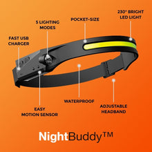 Load image into Gallery viewer, Durable 350 Lumens LED Headlamp with 5 Light Modes for Camping Gear Essentials