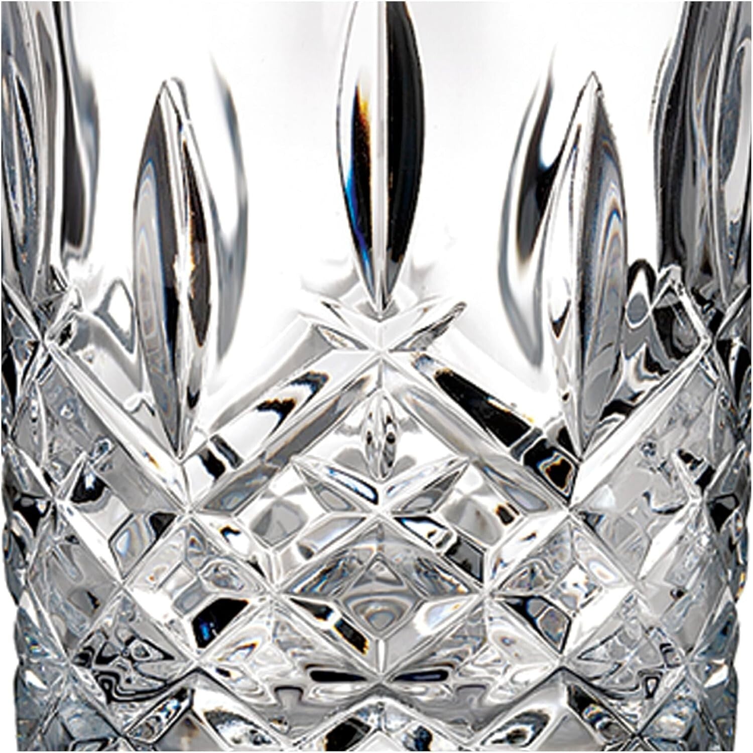 Elegant 4-Piece Waterford Markham Crystalline DOF Glass Set for Fine Drinking