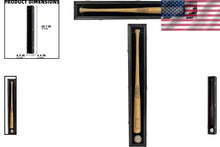 Load image into Gallery viewer, Ultra Clear Acrylic Baseball Bat Holder with Lock - Beechwood Frame Display Case