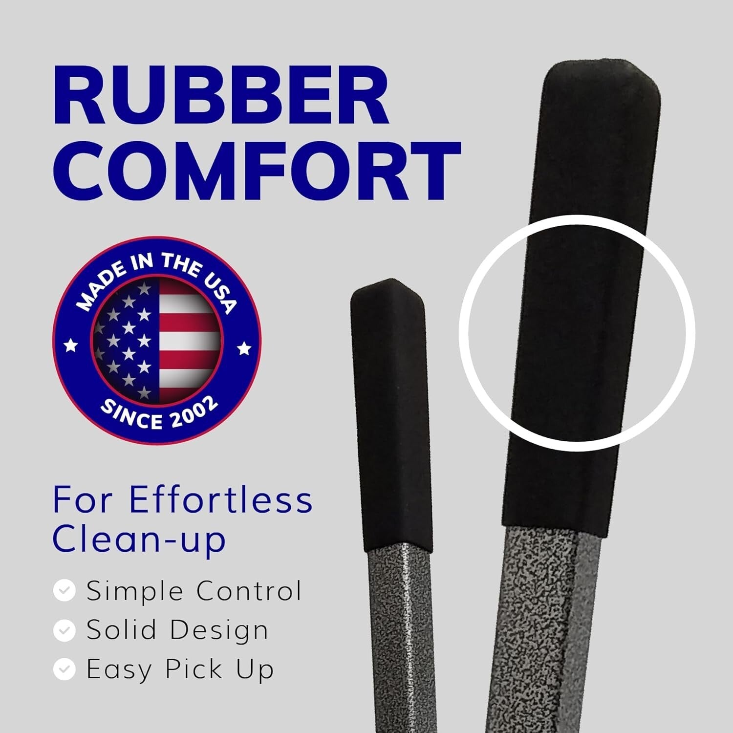 Best in Class Heavy-Duty Dog Pooper Scooper - Made in the USA with Comfort Grip