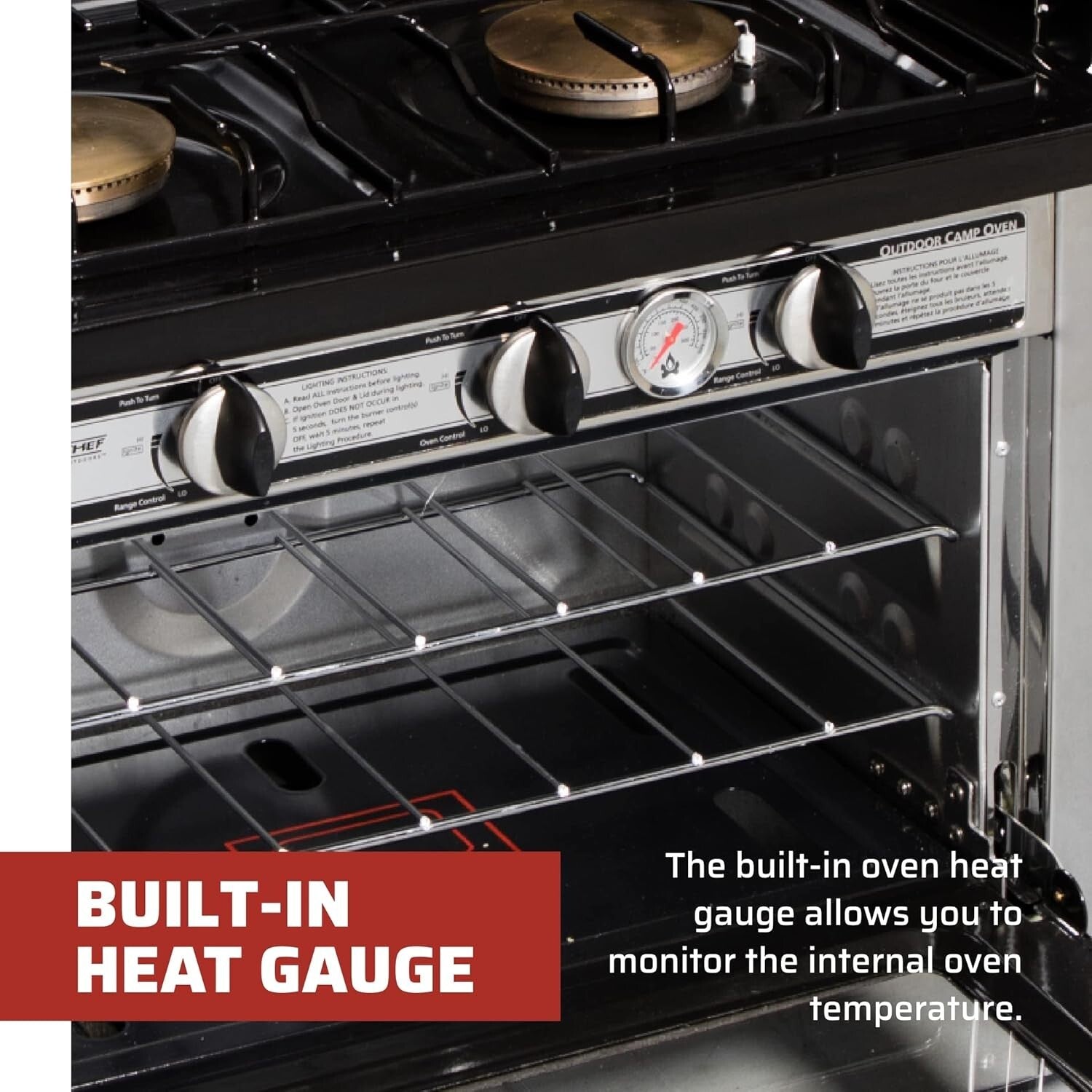 Portable Outdoor Oven for Camping - Versatile Cooking Experience, 24"L x 15"W