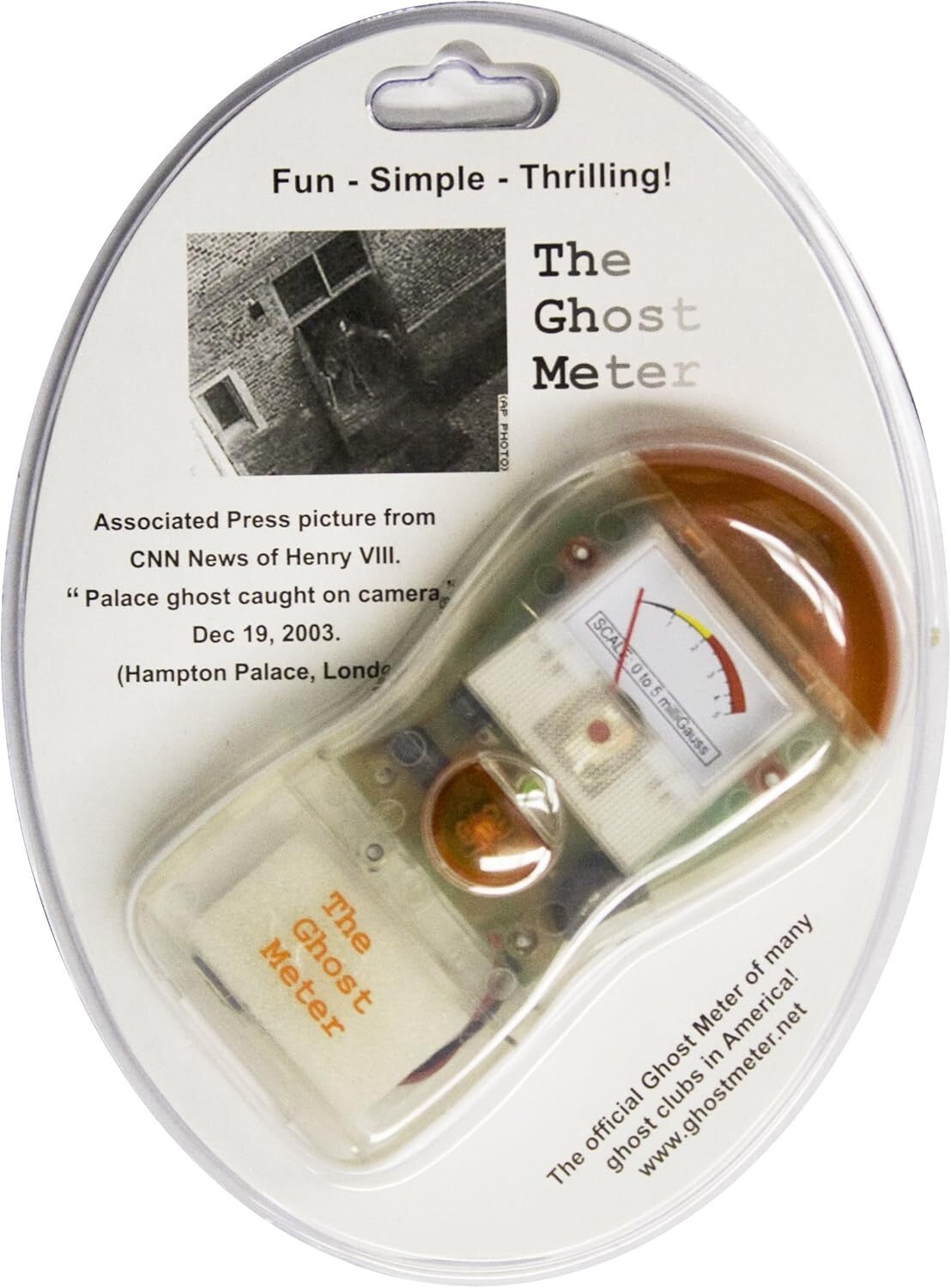 Ultra-Sensitive Transparent Ghost Meter EMF Sensor - Detects Haunted EMF Fields