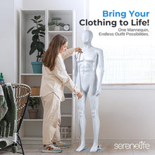 Load image into Gallery viewer, Sturdy 73-Inch Male Mannequin with Adjustable Design for Eye-Catching Displays