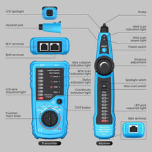 Load image into Gallery viewer, Battery-Powered Digital Cable Finder with RJ11/RJ45 Connectors for Easy Use
