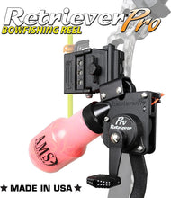 Load image into Gallery viewer, Premium Stainless Steel &amp; Aluminum Bowfishing Reel - Made in USA, Right Handed