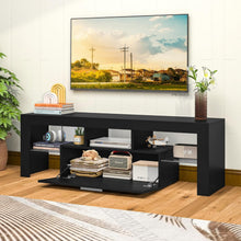 Load image into Gallery viewer, Stylish 51" LED TV Stand with Ample Storage Drawer for Media Organization
