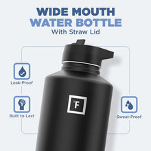 Load image into Gallery viewer, Stylish Dark Rainbow 64 oz Insulated Flask - Perfect for Adventure Lovers