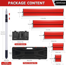 Load image into Gallery viewer, Premium Drywall Skimming Blade Set - 5 Stainless Steel Sizes w/ Portable Case