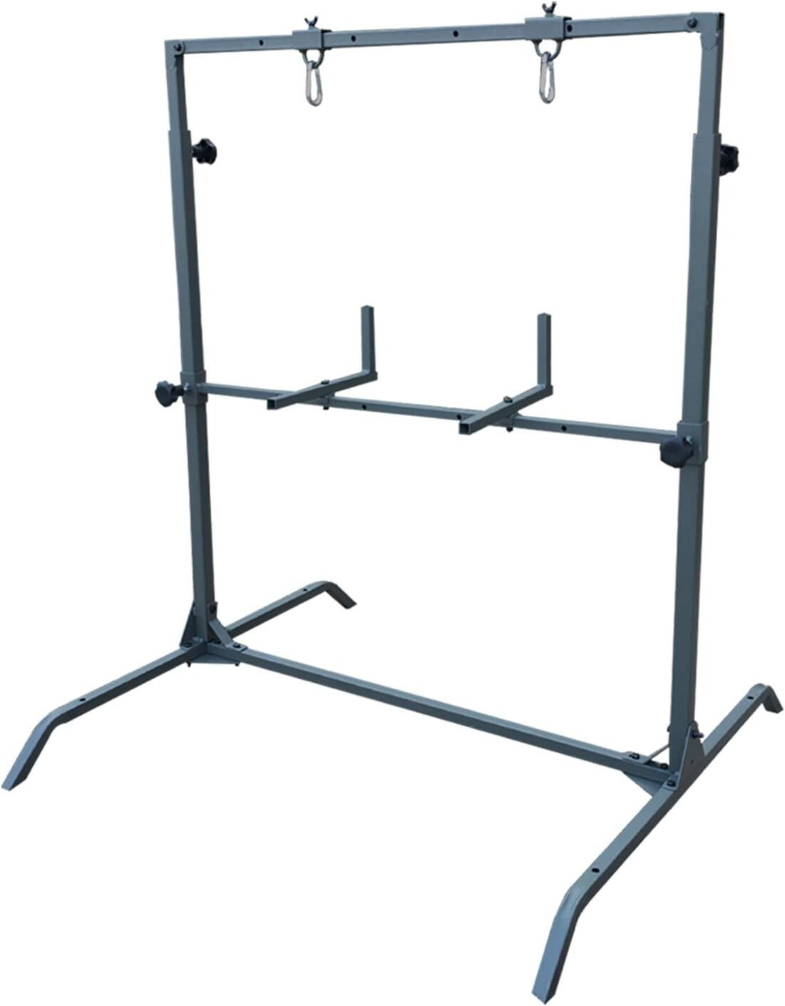 Adjustable Steel Archery Target Stand - Perfect for Uneven Grounds & Bag Targets