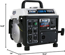 Load image into Gallery viewer, Lightweight 1,200 Peak Watts Gas Generator with Recoil Start for Outdoor Use