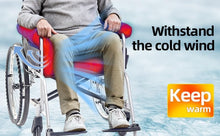 Load image into Gallery viewer, Non-Slip Wheelchair Cushion &amp; Armrests, Ideal for Seniors' Comfort - Blue