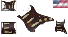 Load image into Gallery viewer, Loaded Vintage Tortoise Pickguard for USA/Mexico Fender Stratocaster Guitars
