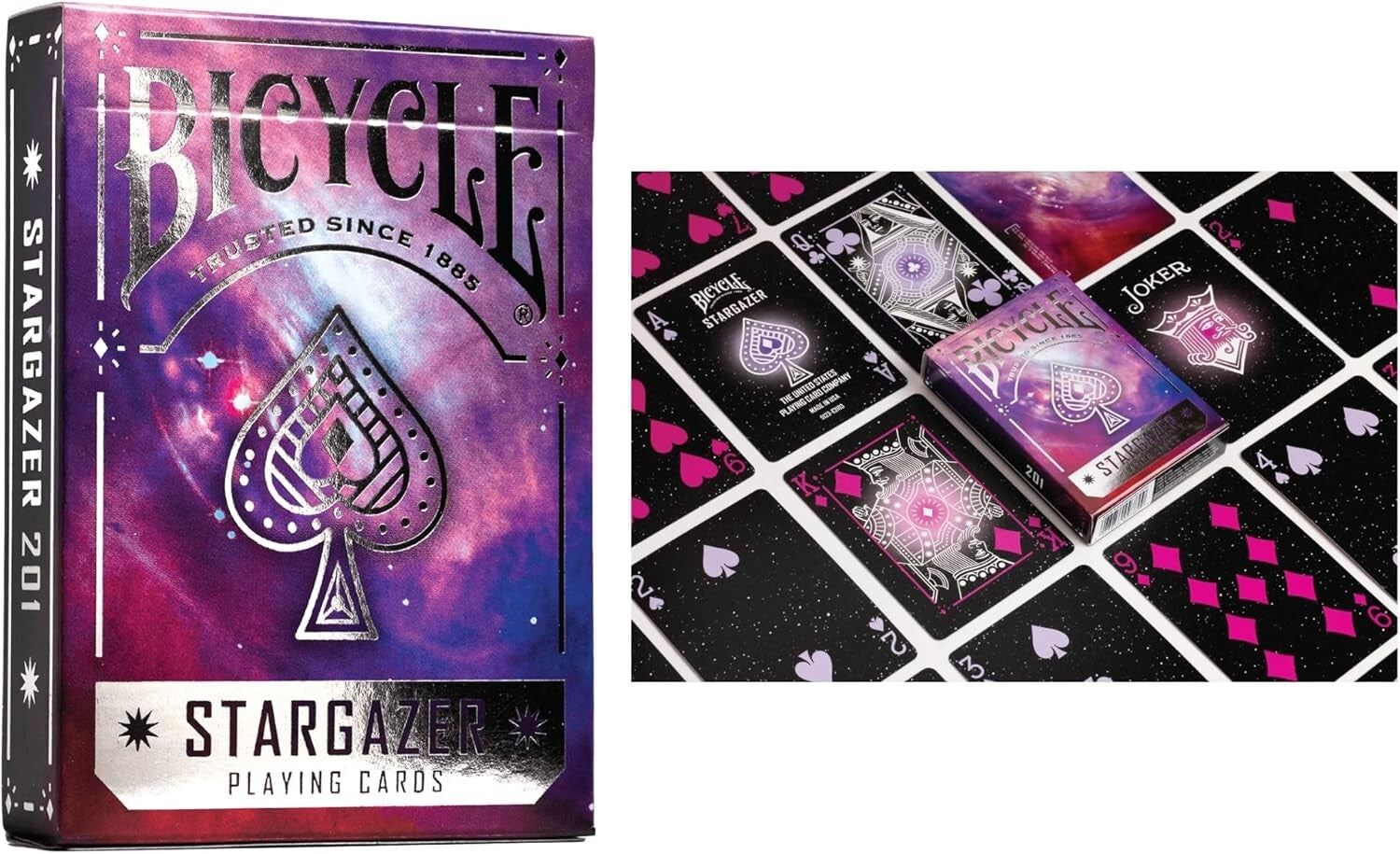 Premium Bicycle Stargazer Playing Cards 6-Pack - Limited Edition Collector's Set
