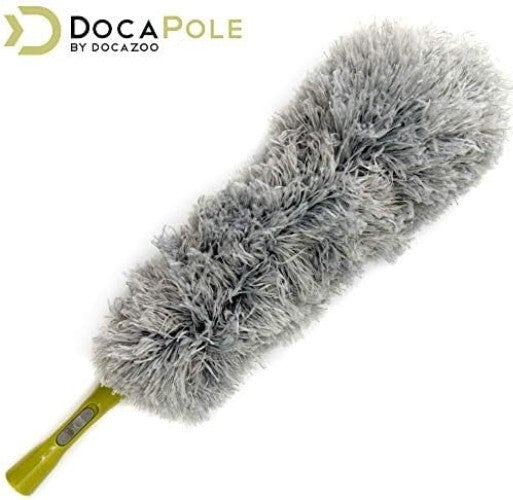 Lightweight 7-30ft Extendable Pole with Microfiber Duster for Versatile Cleaning