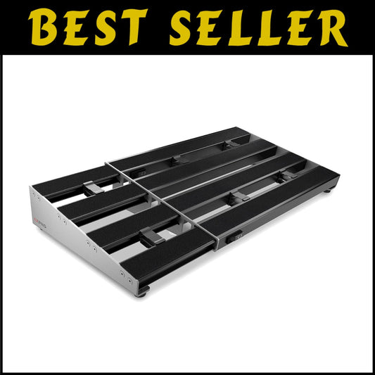 Innovative Lightweight Aluminum XPND Large Pedalboard with Cable Management