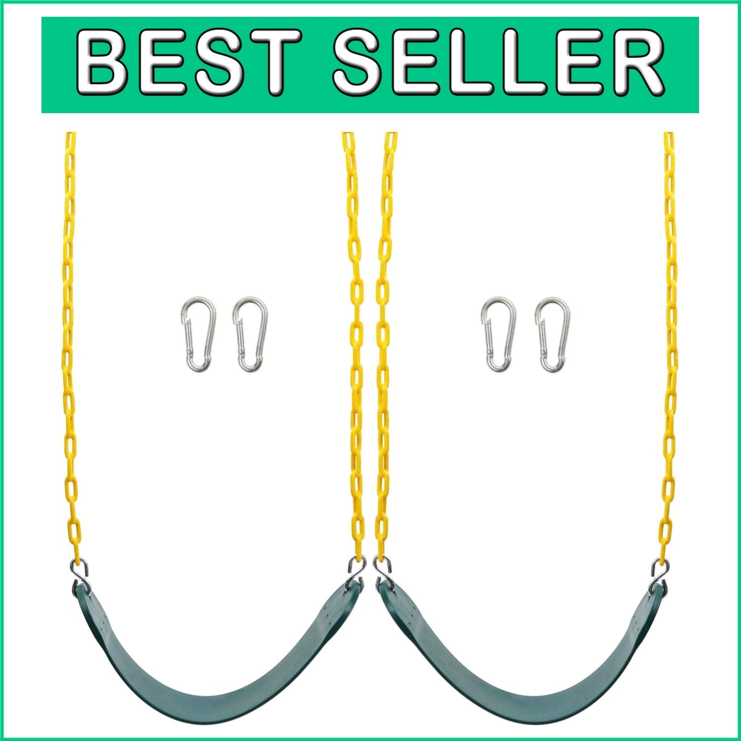 Durable Heavy-Duty Swing Seats with 66" Chain - Perfect Playground Upgrade