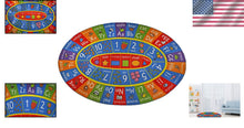 Load image into Gallery viewer, Interactive Kids Learning Rug - ABC &amp; Numbers Play Mat for Classroom &amp; Home
