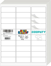Load image into Gallery viewer, Bulk Matte Address Labels: 15000 Sheets for Efficient Labeling – Laser &amp; Ink Jet