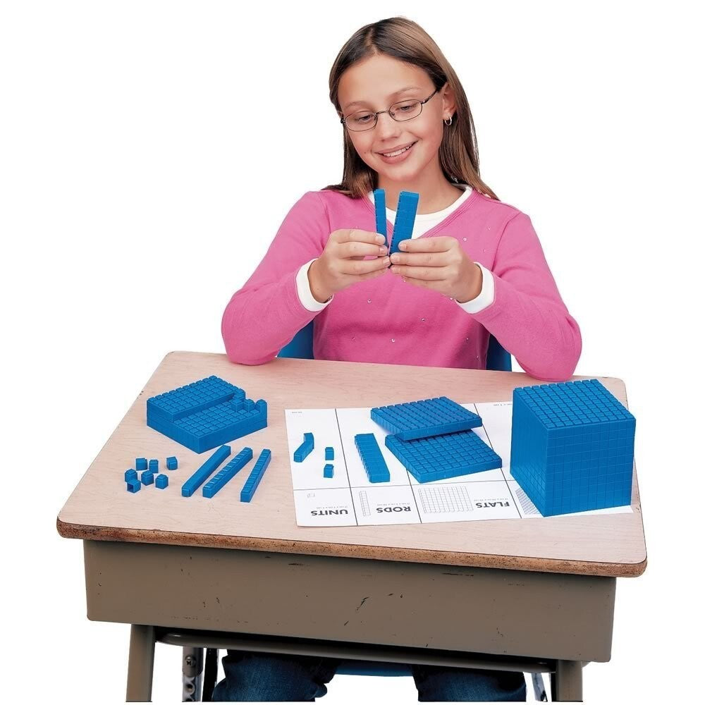 Complete 644-Piece Base Ten Block Set - Perfect for Classroom & Home Learning