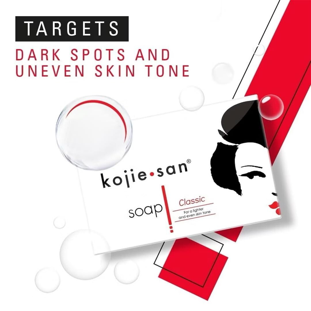 Fresh Orange Scent Original Kojic Acid Shower Set - 65g Bars + Soap Accessories