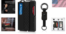 Load image into Gallery viewer, Minimalist RFID-Blocking Wallet for Men - Leather Bifold with Easy Card Access