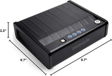 Load image into Gallery viewer, Biometric Fingerprint Gun Safe with Quick Access and Keypad - Secure Storage