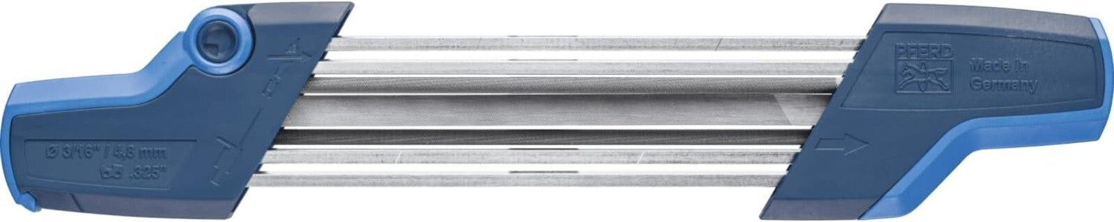 Compact 3/16'' Chain Saw Sharpener with Depth Gauge - Ideal for Quick Sharpening