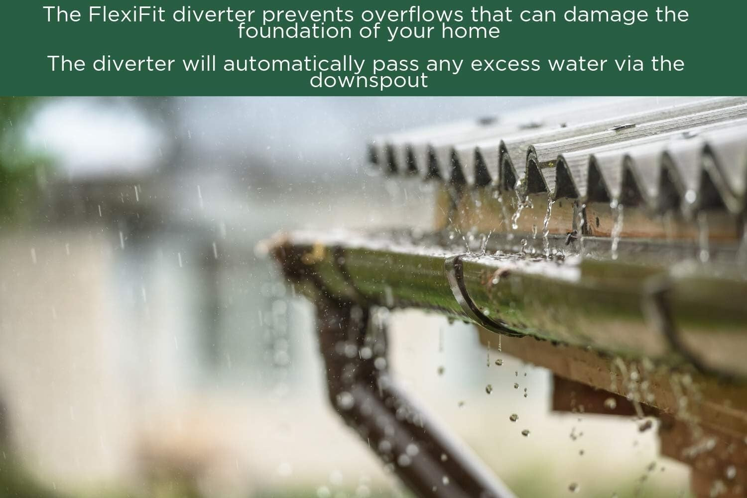 All-in-One Rainwater Collection System with Diverter & Spigot - Versatile 2 Pack