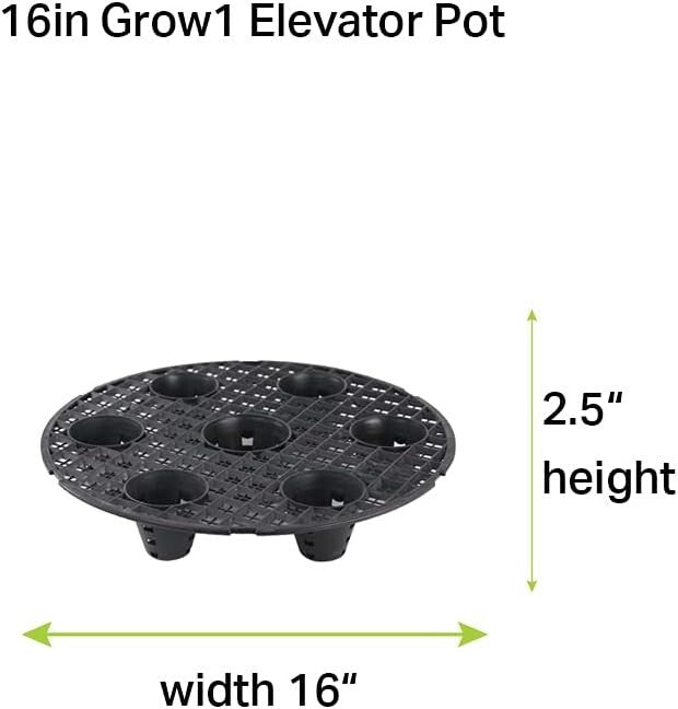 6-Pack Round Pot Elevators - Elevate Your Plants for Healthier Growth