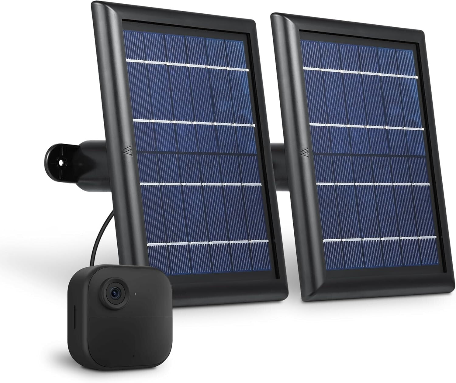 Weatherproof 2-Pack Solar Panels with Internal Battery for Blink Outdoor Cams