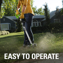 Load image into Gallery viewer, Battery Powered 12" String Trimmer with 2.0Ah Battery - Easy Lawn Maintenance