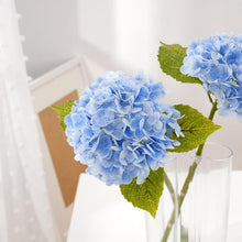 Load image into Gallery viewer, Lifelike 21" Hydrangea Flowers - Soft Touch with Washable Petals, 4-Piece Set