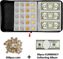 Load image into Gallery viewer, Elegant Coin Album with 230 Pages - Ideal for Collectors of Coins &amp; Paper Money
