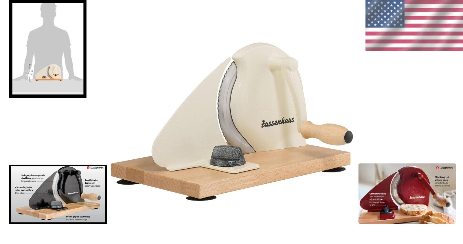 Precision Bread Cutter with 0.7-Inch Thickness Control - Ideal for Sourdough